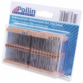 Resistors Assortment 610 Pieces E12 0.25 W