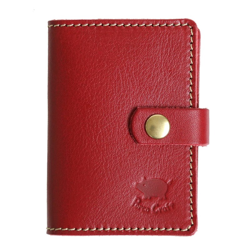 PORCO ROSSO Card Case Slim Genuine Leather Card Holder Leather