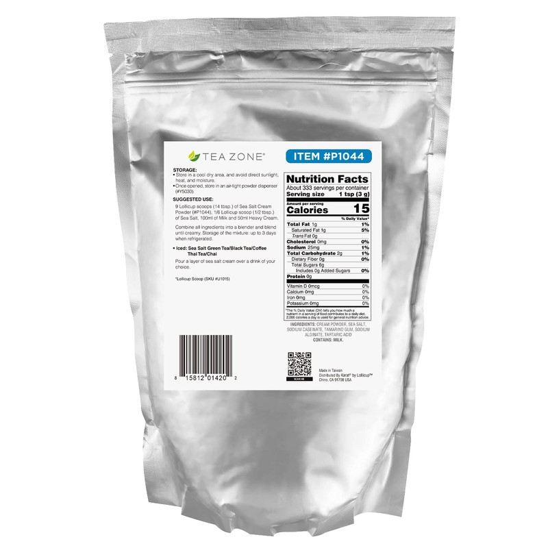 Tea Zone 2.2 lb Sea Salt Cream Powder