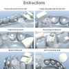 1 juego de mini moldes de ortodoncia dental, kit de