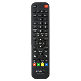 Re-Flix Superior Light 4-in-1 Remote Control for TV ANEX 9A85-34POL/INC