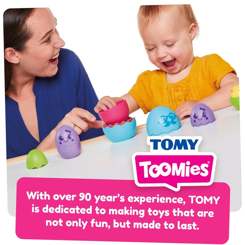 Toomies E73564 New Hide & Squeak Nesting Eggs, Large