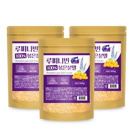 웰리즈 루피니빈 콩 볶은분말 100% 식물성 단백질 루핀분말 300g 3개 WellEase Lupin Bean Roasted Powder 100% Plant-Based Protein Lupin Powder 300g (3 Packs)