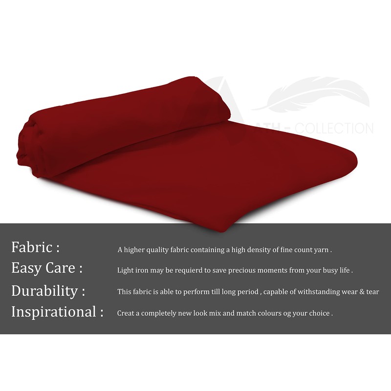 A ATH COLLECTION Egyptian Cotton Fitted Sheet 25 CM Extra
