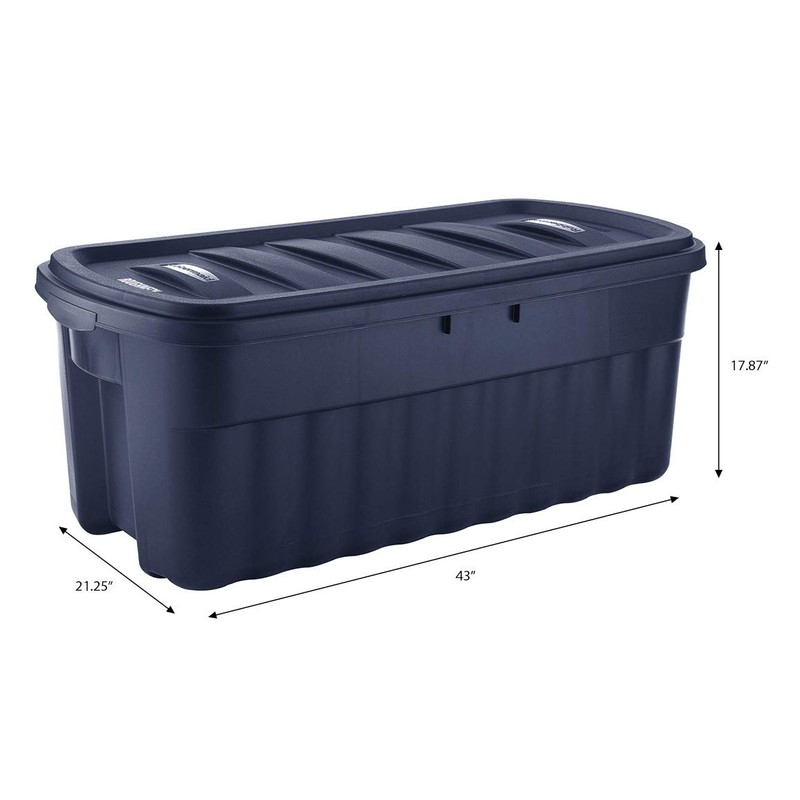 Rubbermaid 50 Gallon Roughneck️ Storage Tote Durable, Reusable, Plastic Storage