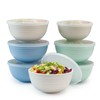 Betinyar Cereal Bowls with Lids, Unbreakable Plastic Bowl with Lids