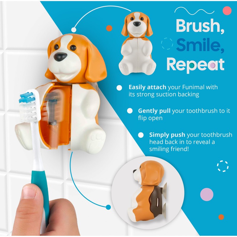 Flipper Fun Animal Penguin Toothbrush Cover – Kids Toothbrush Holder