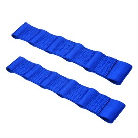 Door Straps fit for Jeep Wrangler TJ JK JKU JL JLU Heavy Duty Adjustable Door Check Straps Door Limit Straps for Jeep Wrangler,Blue,2Pcs