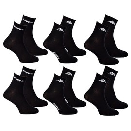 Ozabi Men's QUARTER KAPPA Socks Set of 6 (as8, numeric, numeric_5_point_5, numeric_8, regular, regular, Pack of 6 Pairs 0109)