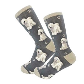 Pet Lover Socks - Fun - All Season - One Size Fits Most - For Women And Men – Dog Gifts (Bichon Frise Gifts - Socks)
