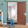 XFORT® Flat Bathroom Polished Chrome Door Handles, Elegant Door Handle