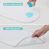 TILLYOU Waterproof Changing Pad Liners 6 Pack, 100% Cotton Reusable