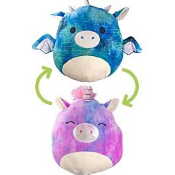 Squishmallow Flip-A-Mallows 2 in 1 (Dominic Dragon and Aina Unicorn)