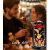 Corona De Rosas Preservadas Románticas Con Flores Artificiales En Forma