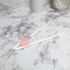 Cheater Chopstick Set for Beginners, Reusable Blue and Pink Non-Slip