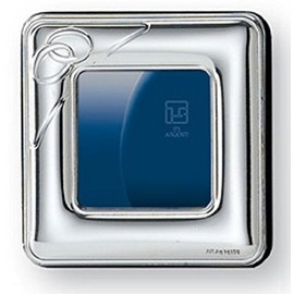 Sterling Silver Alarm Clock Made in Italy (2 Rings Design)