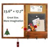 Dry Erase White Board and Cork Board, Magnetic Whiteboard &