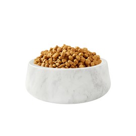 N NANSHOP Stylish Marble Dog Bowl Large Capacity for Small and Middle Dogs Bowls for Food and Water - Pet Food Bowls Set Sturdy and Durable Gifts for Pet Owners(NS038)