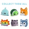 TeeTurtle - The Original Reversible Cat Plushie - Orange Tabby