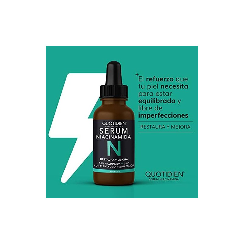 Serum Niacinamida 10% + Zinc + Planta de Resurrección –