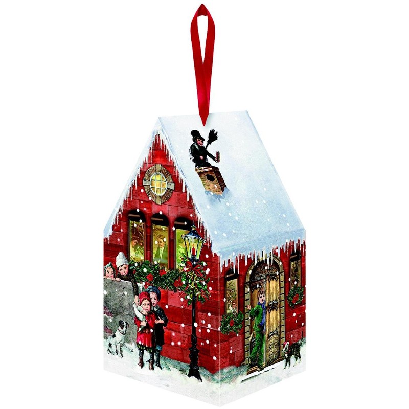 Alison Gardner Advent Calendar Christmas House Hanging Decorations