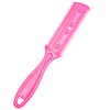 UNVOJL Hot Pink Hair Cutter Comb Hair Razor Comb Hair