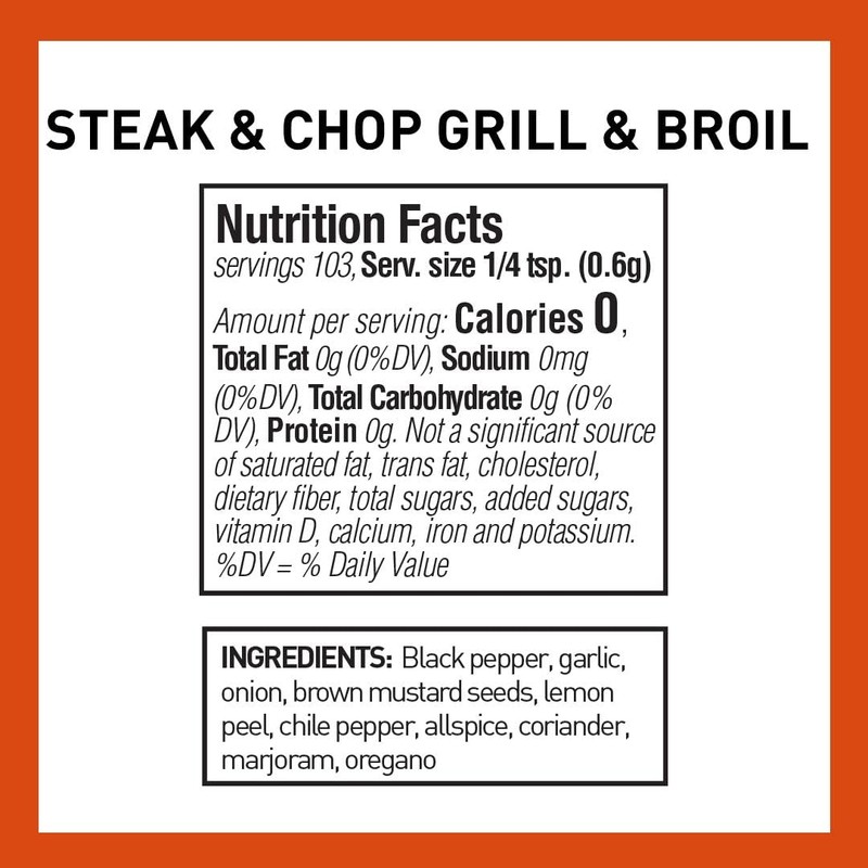 Spice Hunter Steak & Chop Blend, Grilling Blend, 2.2 Ounce