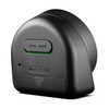 Braun Digital Alarm Clock with Snooze, Negative LCD Display, Rotating
