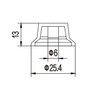 Guyker One Volume Two Tone 1V2T Switch Knobs, 3PCS Top