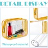 WUERKIYA Clear Toiletry Bags, Voyage Essential - Versatile Transparent Cosmetic
