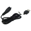 vhbw Charging Cable Compatible with Panasonic ES-LA92, ES-LA93, ES-LA94, ES-LC20,