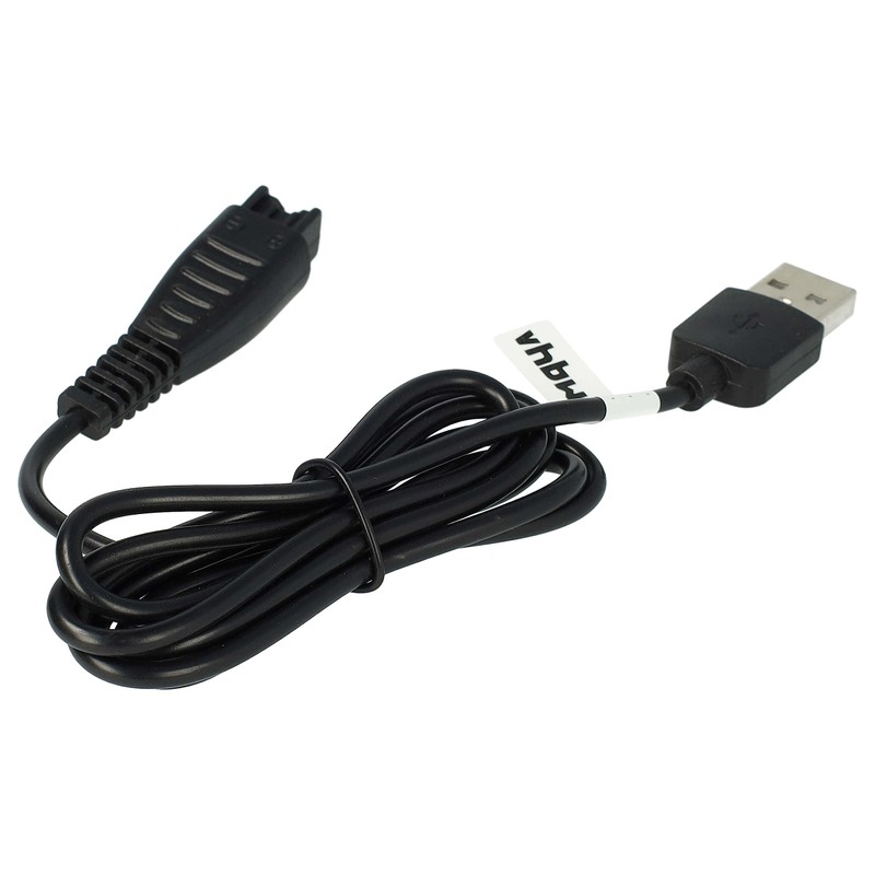 vhbw Charging Cable Compatible with Panasonic ES-LA92, ES-LA93, ES-LA94, ES-LC20,
