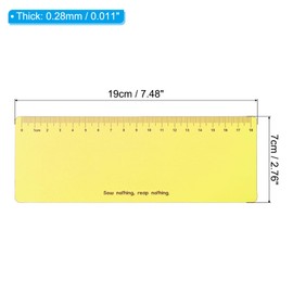 PATIKIL Guided Reading Strips, Pack of 20 Marking Strips Highlight Coloured Overlay Bookmarks Reading Tracking Ruler Teacher Teaching Aid for Teaching, Yellow