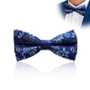 XOXVURI Bow Tie, Men's Already Tied Adjustable Bow, Plain Paisley