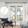 Kowibcl Curtain Rod Brackets for Ceiling-Mounted, Drapery Rod Holder for