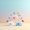 3Pcs Mini Cutter Cloud Shape Retractable Letter Opener Utility Shrink