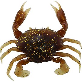 SAVAGE GEAR PVC 3D Crab 3 PULG (3 Piezas)-AG-Amber Glow