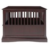 Casual Home Wooden Large Pet Crate, End Table, Espresso, 24