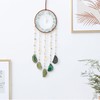 Crystals Dream Catchers,Natural Gem Agate Wall Hangings for Windows Garden