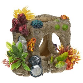 Aqua Della Cube Habitat Aquarium Decoration, 12 x 11.5 x 11 cm