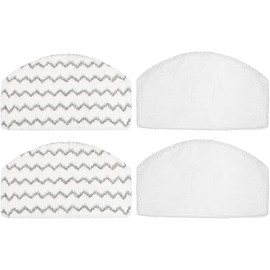 HOMEXCEL Steam Mop Replacement Pads Compatible with Bissell Powerfresh Steam Mop 1940 1806 1440 1544 Series, Model 19402 19404 19408 2685A 2075A 1940A 1940Q 1940T 1940W, Steam Mop Pads Refills, 4 Pack