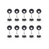 SING F LTD 100PCS Rubber Fishing Bobber Beads Stopper 6