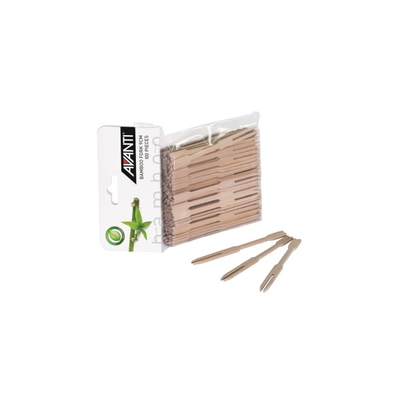 Avanti Bamboo Fork 100 Pieces Set, Beige