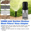 GYQ Garden Hose Filter Adapter 25MM Inlet Suction Strainer Mesh