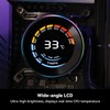 AUSDOM CPU AIO Liquid Cooler 240mm RGB, 2×120mm PWM Fans