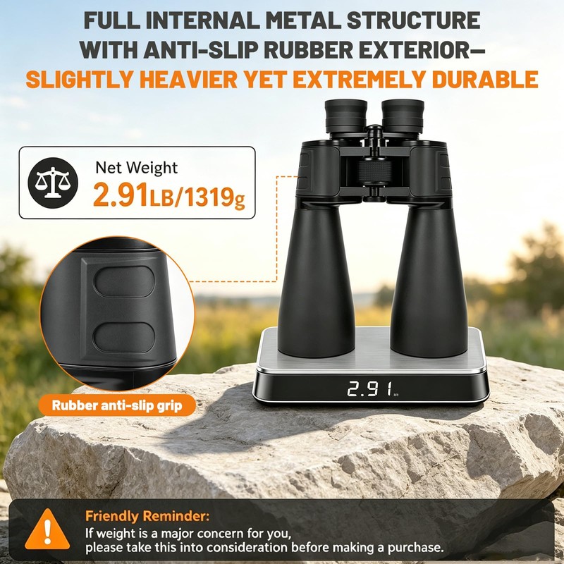 15x70 Astronomy Binoculars for Adults, High Powered Stargazing Binoculars