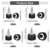 BENECREAT 48pcs 4 Size Bottle Cap Twist Cap 17.5-27.5mm Inner