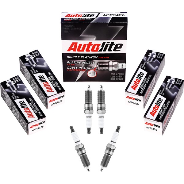 Autolite APP5426 Double Platinum Automotive Replacement Spark Plug (1 Pack)