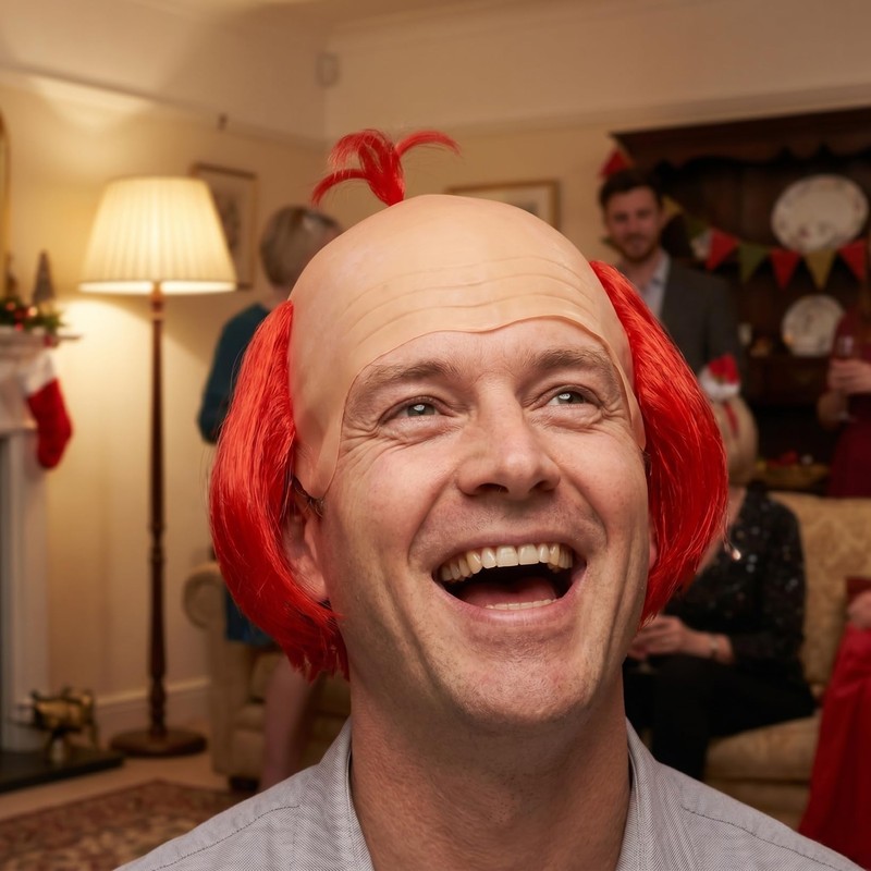 Cabilock Realistic Bald Cap for Halloween Fancy Dress and Cosplay