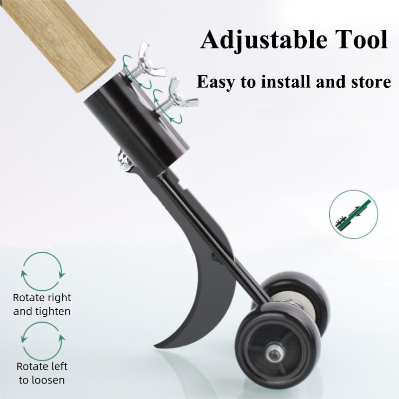Weed Puller Tool, Weed Puller，Adjustable Weeding Cleaning Tool for Garden